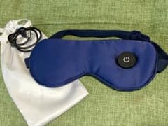 【箱・巾着付】シルク ホットアイマスク 充電式 3D立体 遮光 自動オフのサムネイル