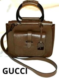 グッチ GUCCI 2wayショルダー ハンドバッグ　レア 美品！のサムネイル