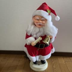 動く サンタクロース サンタさん 置物 人形 クリスマス 送料込 匿名