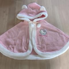 ハローキティ ベビーポンチョ ピンクのサムネイル