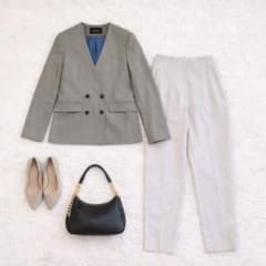 ママスーツ グリーンレーベルリラクシング セレモニー 卒入学式 S