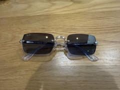 美品 Ray-Ban サングラス リムレス ゴールドフレーム ASAP - メルカリ