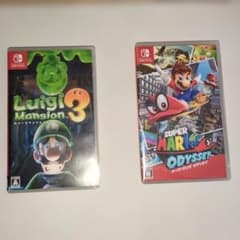 スーパーマリオ オデッセイ ルイージマンション3 パッケージあり