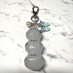 6836☆ シマエナガ キーホルダー チャーム レジン ハンドメイド - メルカリ