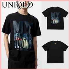 UNIQLO 해외 한정이 되는 토토로 UT 반소매 T셔츠 블랙 여름복 블랙