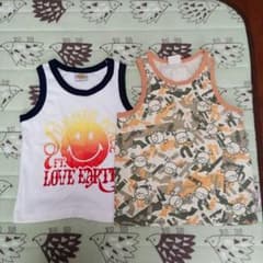 タンクトップ2枚組です☆サイズ100です。のサムネイル