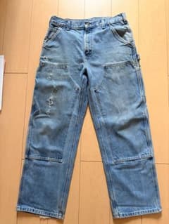 Carhartt USA製ダブルニーワークパンツ 33 x 30 デニムブルー Carhartt USA製ダブルニーワークパンツ 33 x 30 デニムブルー - メルカリ