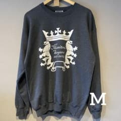 【希少】ヘインズ スウェット M マニトウシンガーズ カレッジロゴ グレーのサムネイル