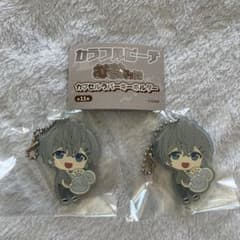 カラフルピーチ むぎゅみに ラバーキーホルダー 2個セットのサムネイル