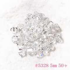 スワロフスキー ソロバン型 #5328 5㎜ クリスタル 50個 - メルカリ