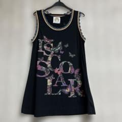 ISSCOLAR 蝶プリント ノースリーブチュニックのサムネイル