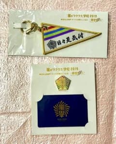 嵐のワクワク学校2019 ペナントキーホルダー ＆校章バッジ学生証セット