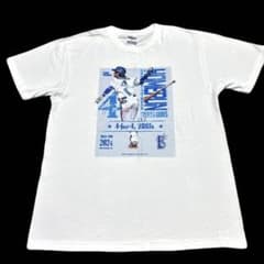 1981年神奈川県インターハイ サッカー記念Tシャツ白×青 激レア・美品】横浜DeNAベイスターズ 度会隆輝 初ホームラン 記念T