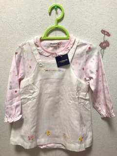 【新品、未使用】ミキハウス ワンピースセットのサムネイル