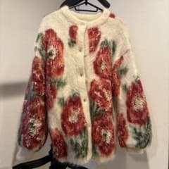 Ameri VERONICA JACQUARD KNIT CARDIGANのサムネイル