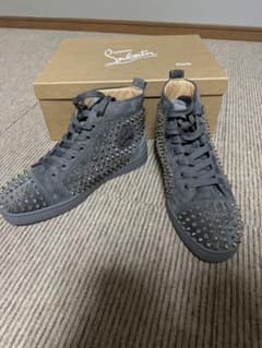 未使用　Christian Louboutin グレー スニーカー　42のサムネイル