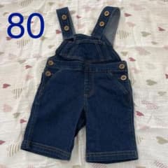 ★お値下げ★オーバーオール サロペット デニム 80のサムネイル