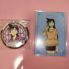 名探偵コナン 毛利蘭 缶バッジ アクリルカード セット - メルカリ
