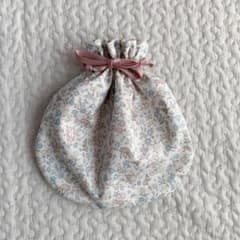 ☆ハンドメイド☆リバティ メドウテイルズ 巾着 パステルのサムネイル