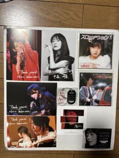 中森明菜 AKINA CAFE ポストカード ステッカー コンプ 9個セット