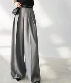 クラシカルエルフ　2インタックハイウエストワイドスラックスパンツのサムネイル