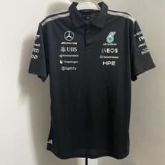 ◈ adidas × Mercedes-AMG / ポロシャツ Black L ◈ adidas × Mercedes-AMG / ポロシャツ Black L - メルカリ