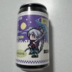 超かぐや姫！ ラベル缶 ステッカー 月見ヤチヨ ららぽーと立川立飛