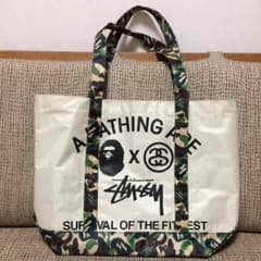 APE×stussyトートバックのサムネイル