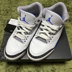 【中古品】AIR JORDAN 3 RETRO RACER BLUE 27㎝のサムネイル
