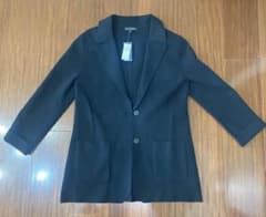 【新品】BANANA REPUBLIC ブラック ニットジャケット Mのサムネイル