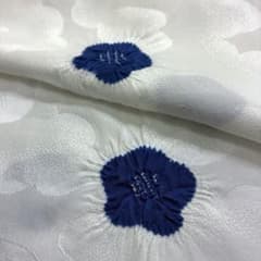 新品 正絹 絞り 帯揚げ 鹿の子 しぼり 輪出し 白地 青 - メルカリ