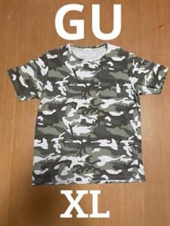 【XLサイズ】GU ジーユー 迷彩柄 ポケットTシャツ カモフラ 半袖のサムネイル