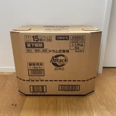 【新品、未使用】ドラム式専用　詰め替え用　Attackゼロ 1.14kg×6袋のサムネイル