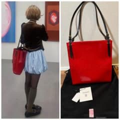 新品未使用 FETICO ショルダーバッグ ローズ柄 レッド - メルカリ