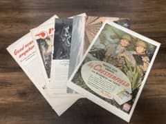 アメリカンヴィンテージ 雑誌広告 切り抜き 4枚セット - メルカリ