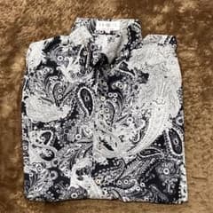 BBCO　ビビコ　ペイズリー柄ドレスシャツ　サイズ３(XL)のサムネイル