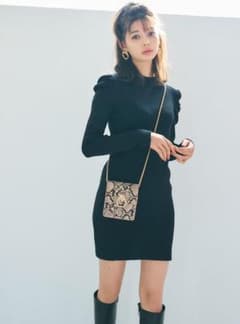 グレイル GRL パワショルリブニットワンピースのサムネイル
