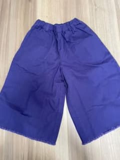 新品　ガウチョパンツ ワイドパンツ 子供 女の子120のサムネイル