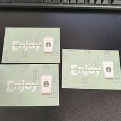 スターバックス ドリンクチケット 3枚セット スタバ Starbucksのサムネイル