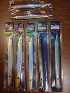 スミス ジャックナイフ 230ｇ5本とオマケ 210ｇのジグ2本 未使用品のサムネイル