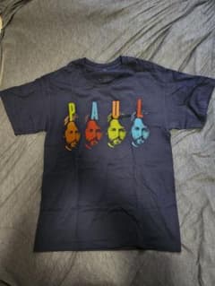 ポール・マッカートニー Tシャツ M ネイビー - メルカリ