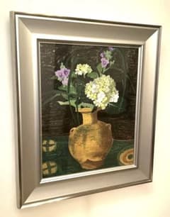 正規品）小倉遊亀『つゆくさ』木版画絵画（検索）平山郁夫千住博東山魁