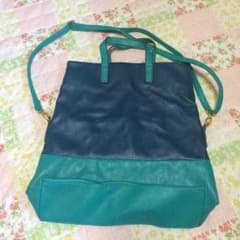 ☆☆☆様専用ページ^ ^2WAY!ブルーバイカラーバッグ☆のサムネイル