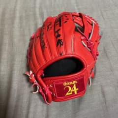 DREAM オフィシャルグローブ 直筆サイン入り DREAM オフィシャルグローブ 直筆サイン入り HATTRICK（ハット