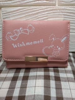 ウィッシュミーメル 三つ折り財布 ピンクのサムネイル