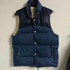 レミレリーフ レザー切り替えダウンベストのサムネイル