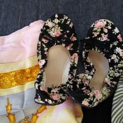 携帯スリッパ花柄★おまけつきのサムネイル