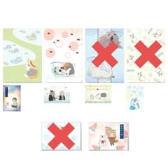 [마지막 가격] 이치 반 쿠지 나츠메 친구장 G상 문구 컬렉션 3 개 세트