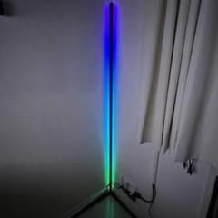 間接照明 ゲーミング 色変更可能 フロアライト リモコン付き 自立式
