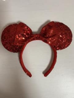 ミニーちゃん ディズニーカチューシャ スパンコールのサムネイル
